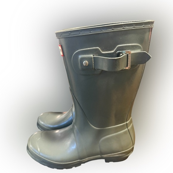 Hunter Women’s Original Short Rain Boots – Gray – Size US 8 / UK 6 / EU 39 - Picture 3 of 9